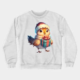 Chibi Chicken Wearing Hat New Year 2023 Crewneck Sweatshirt